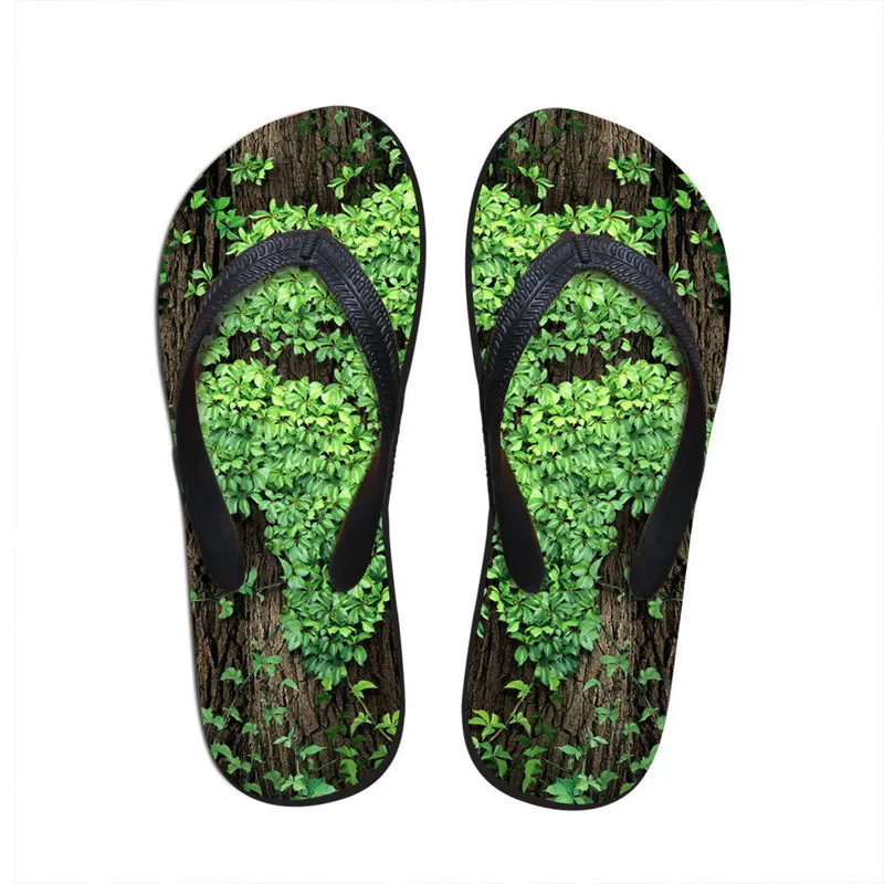 Новинка летние вьетнамки зеленого цвета с принтом пляжные женские шлепанцы на плоской подошве mujer повседневные женские тапочки для ванной обувь для отдыха chinelo
