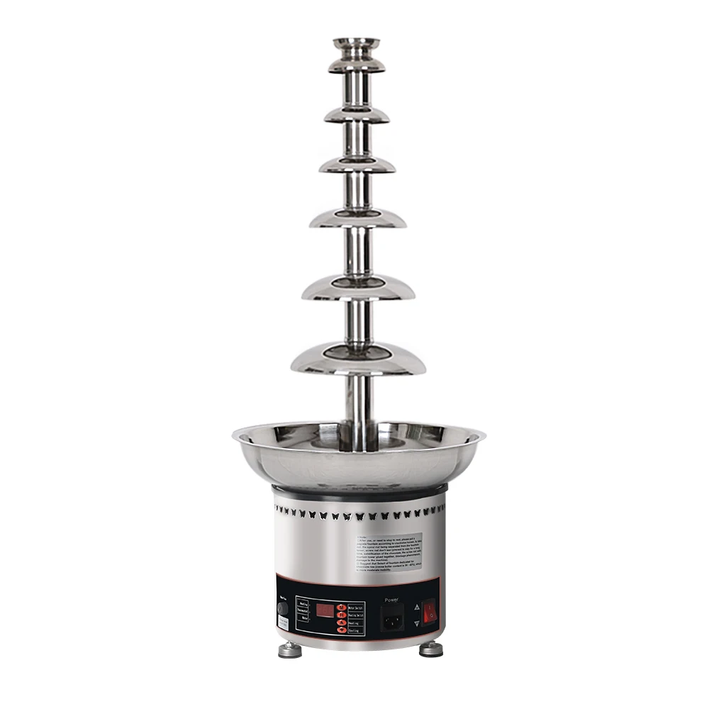 

ITOP 7 Layers Stainless Steel Chocolate Fountain Fontaine Chocolat Machine Tempering Machine 110V-240V Cooking Appliances