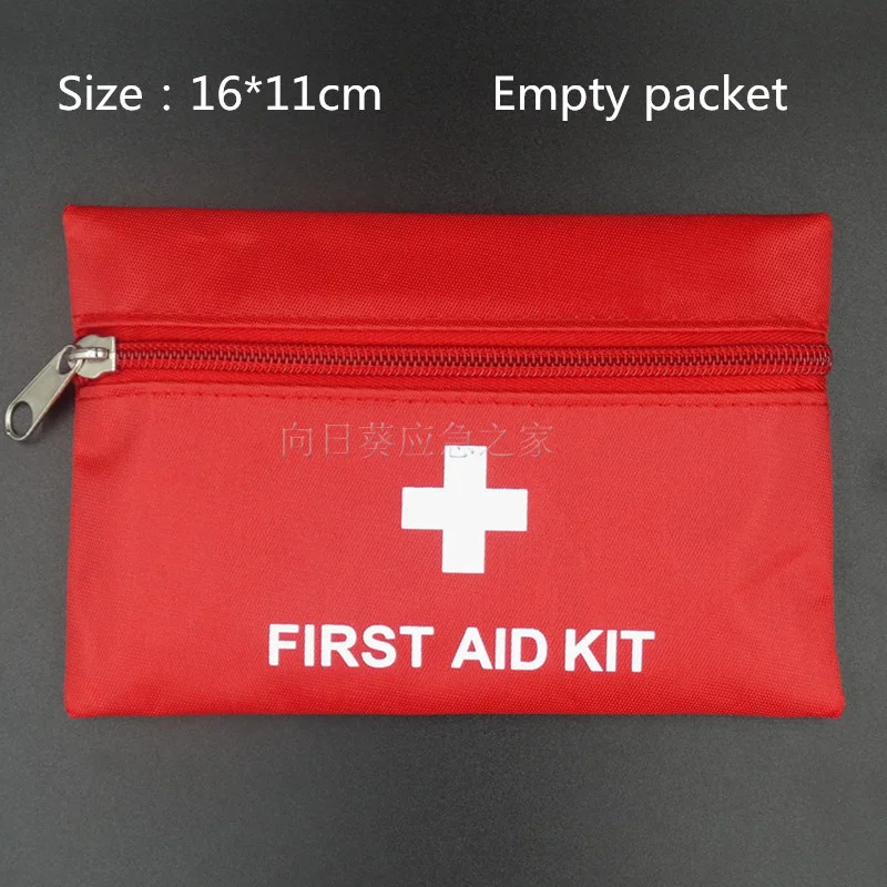 Empty packet Emergency First Aid Kit Pouch Pack Sport Rescue Medical