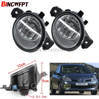 

2x (right + left) Auto Front bumper Fog Light Lamp H11 Halogen Light Bulb For Renault CLIO 3/III (BR0/1, CR0/1) Hatchback 05-15