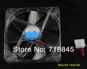 

Transparent Color 12V 4Pin 140mm x 25mm Fan For PC Case System Cooling Fan