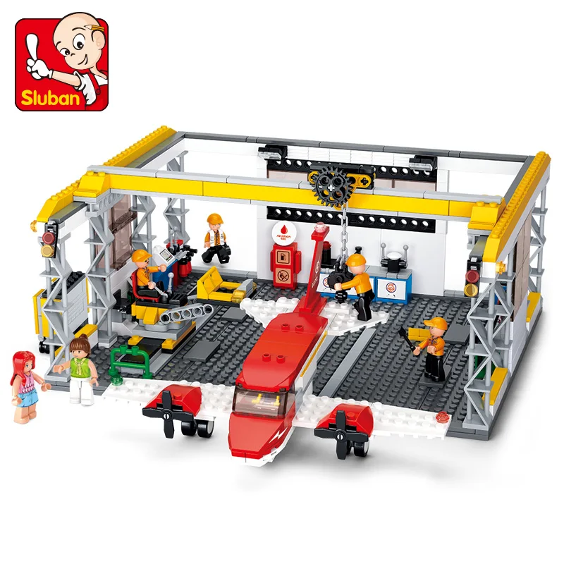 Sluban Совместимость lego Лего Lego Legos Конструктор Строительный блок игрушка B0372 599 шт