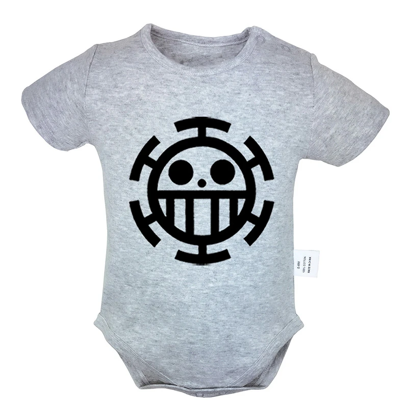 アニメワンピーストラファルガー ロー6 24m新生児服pinting半袖ロンパーススーツ服綿100 セット Bodysuits Aliexpress