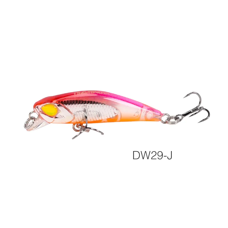 Color J Le Fish Trulinoya DW29 42 мм 2,8 г мелкие Карповые приманки рыболовные приманки с тройными крючками погружение 0,3-0,6 м рыболовные снасти - Цвет: Color J