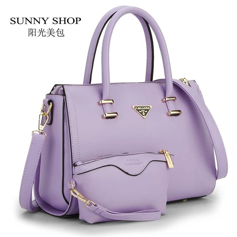 SUNNY SHOP 2 Bags font b Set b font American Style Women Bag High Quality Women