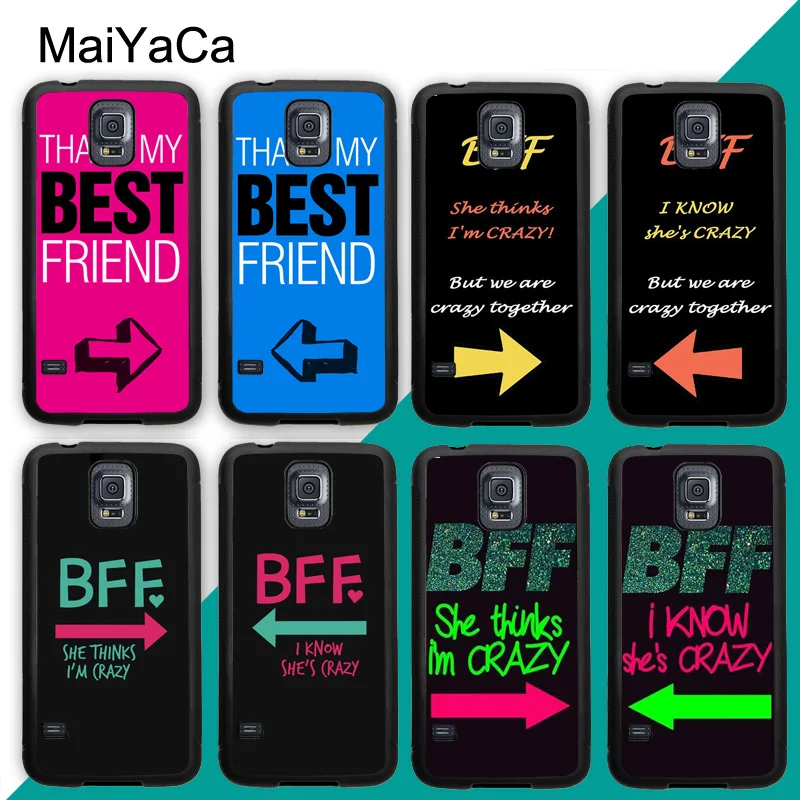 MaiYaCa BFF Best Friend Matching Soft Phone Cases For Samsung Galaxy S5