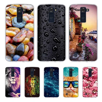 

For LG K8 Case 3D Soft TPU Silicon Cover For LG K8 2016 Back Shell For LG K8 K350 K350E K350N Phone Cases Cartoon Pattern Coque