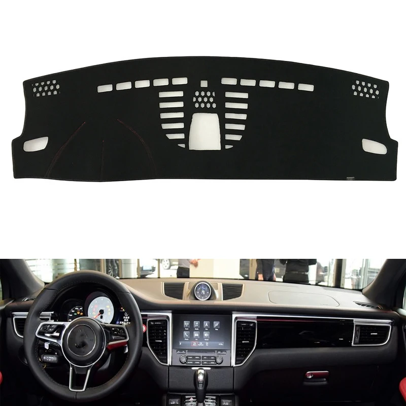 Двухслойные наклейки для автомобиля Porsche macan крышка приборной панели аксессуары для автомобиля интерьерные антиуф наклейки для автомобиля
