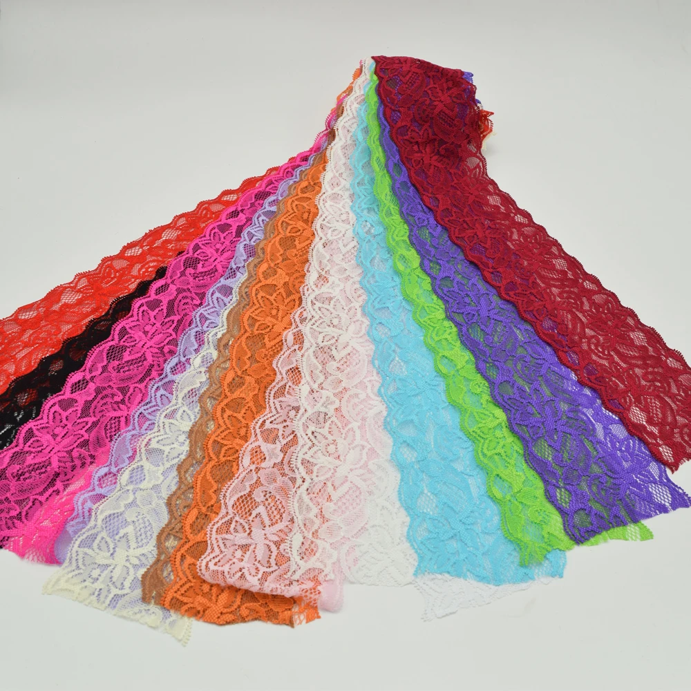 200 ярдов красивое кружевное эластичное цветочное белье повязка на голову кружево