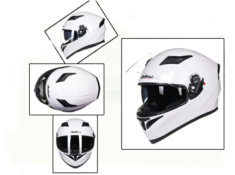 Jiekai мотоциклетные шлемы зима лето полный уход за кожей лица гонки мотокросса Защита Теплый мото двойные линзы мотоциклетный шлем