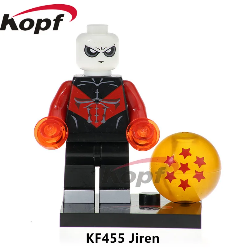 Один Продажа Dragon Ball Z рисунках Super Heroes Jiren Вегета SSJ3 Гоку ультра Instic строительные блоки best Детский подарок игрушки KF455