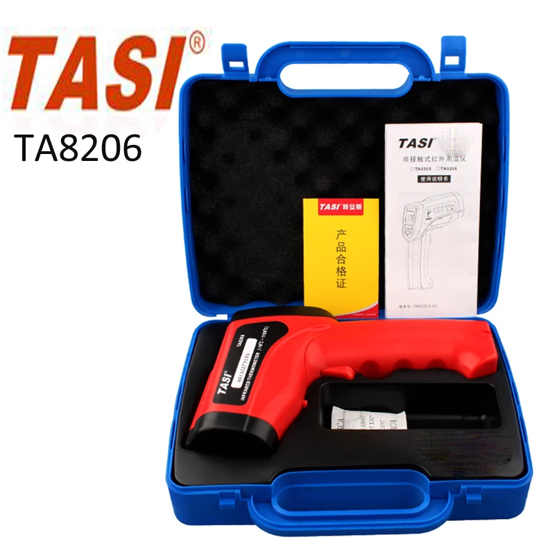 

TA8206 Infrared Thermometer Digital IR Thermometer -18-1350 degree Distance Spot Ratio 50:1 Industrial thermometer