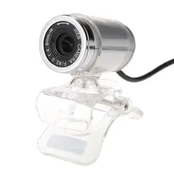 USB 2,0 веб-камера 12 мегапикселей HD Камера веб-камеры с микрофоном клип на 360 градусов для рабочего стола Skype компьютер PC ноутбук прозрачный