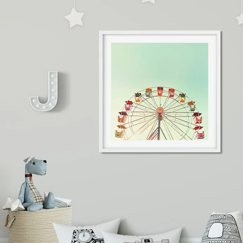 Ferris Wheel Canvas Art Prints Home Decor