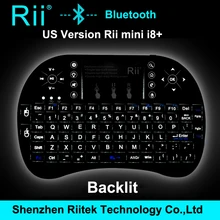 Rii mini i8+ K08+ Wireless Bluetooth keyboard with Touchpad mouse Backlit Gamer Teclado for PC laptop HTPC Andorid/Smart TV Box