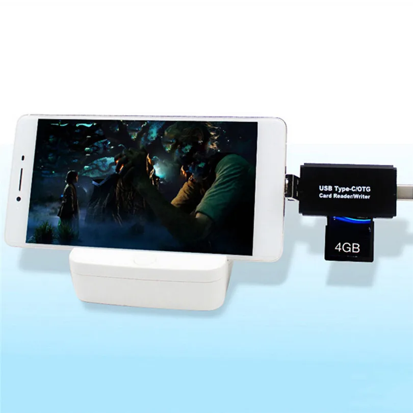 3 в 1 Micro Тип-C USB OTG USB 2,0 адаптер SD/Micro SD Card Reader A30