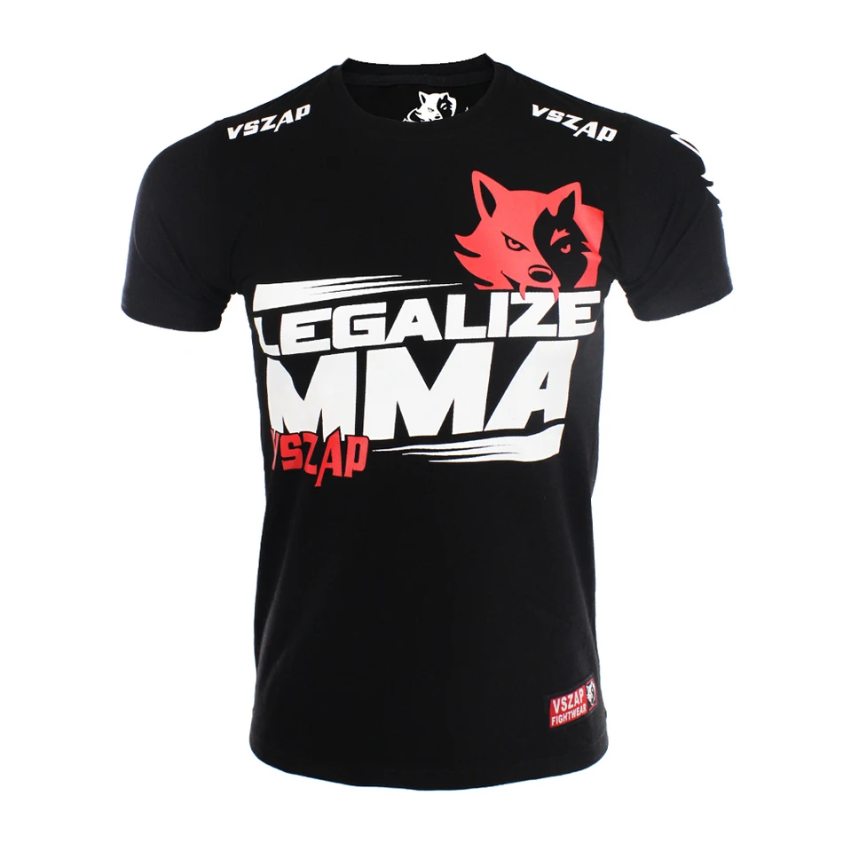 2017-VSZAP-Boxing-T-shirt-Men-MMA-Gym-Kickboxing-Muay-Thai-Boxing-Training-Cotton-Breathable-Comfortable