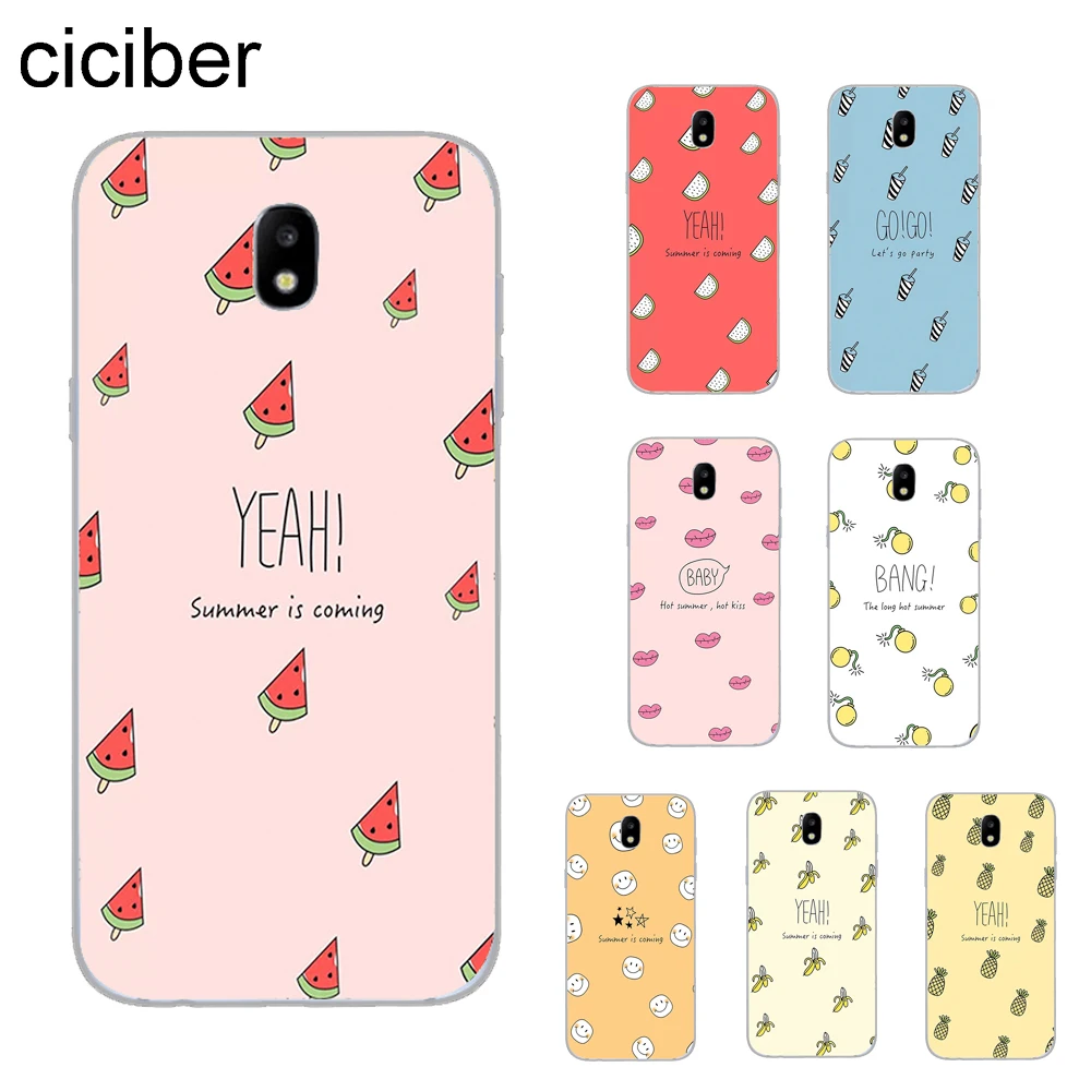 

ciciber Cute Fruit Cover For Samsung Galaxy J8 J7 J6 J5 J4 J3 J2 J1 Pro Core Plus Prime mini 2017 2018 2016 Phone Cases Soft TPU