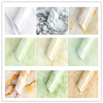

3M*0.6M Modern Waterproof Vinyl Self adhesive Wallpaper Marble Contact Paper Kitchen Cupboard Shelf Drawer Liner Wall Stickers