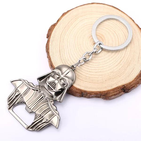 10 Pcs Star Wars key chain ring holder Darth Vader Bar Beer Bottle