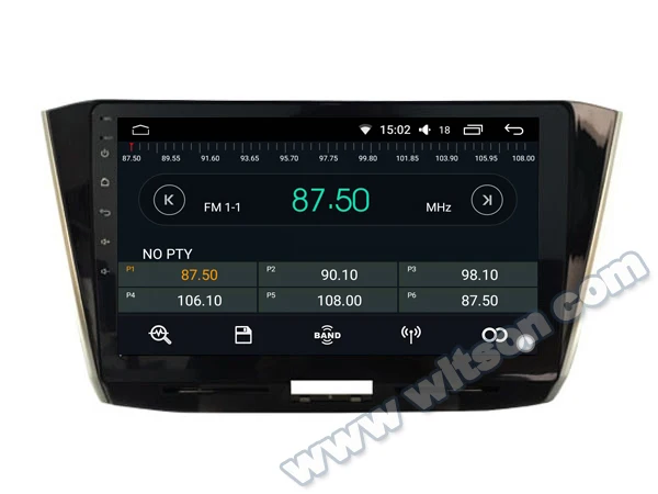Discount WITSON Android 8.0 10.2" CAR DVD WITH GPS For PASSAT 2016 CAR RADIO NAVIGATION SYSTEM CAR STEREO CAR AUDIO PLAYER 1