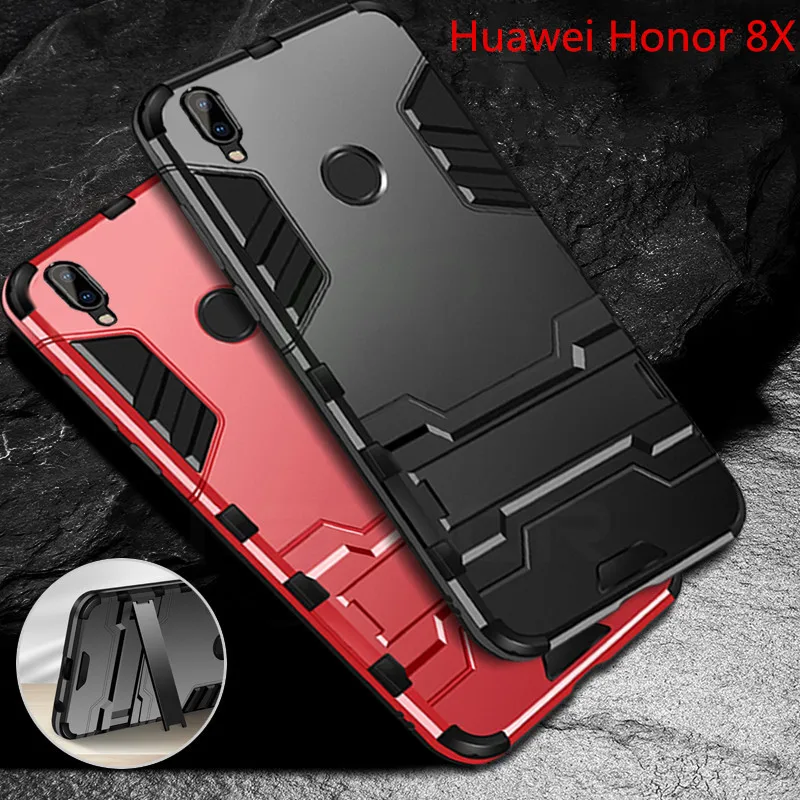 

case For Huawei Honor 8X Case Shockproof TPU+PC Hard Plastic with Stand Dual Hybrid Back Cover For Huawei Honor 8X Max Cover