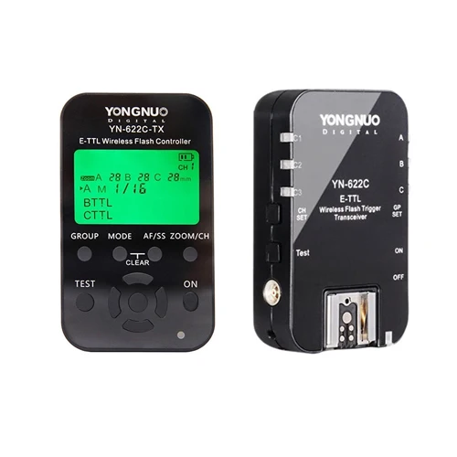 Yongnuo YN-622C + YN-622C-TX комплект Беспроводной TTL HSS Flash Trigger для Canon 1200D 1100D 1000D 800D 750D 650D 600D 550D