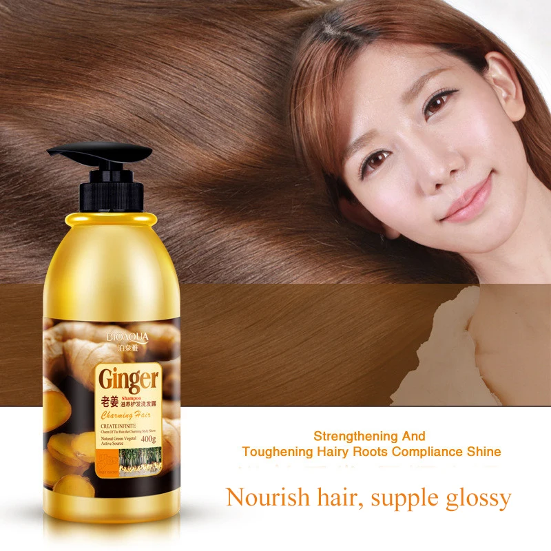 Herbal Ginger Hair Shampoo No Silicone Oil Oil Control Anti Dandruff Itching Cleansing Professional Hair & Scalp Treatment 400ml Herbal Ginger Hair Shampoo No Silicone Oil Oil Control Anti Dandruff Itching Cleansing Professional Hair & Scalp Treatment 400ml