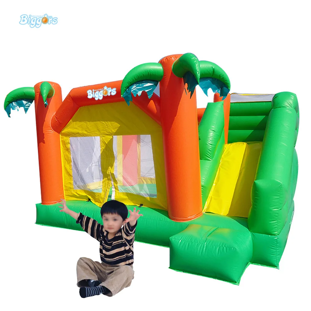 Tropical Bounce House Combo Inflatable Bouncy Obstacle Inflatable font b Bouncer b font For Kids