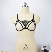 Фетиш-одежда, бюстгальтер на бретельках, Открытая грудь, клетка, бюстгальтер, для танцев на шесте, Бандажное белье, боди для ночного клуба, сексуальное эротическое белье, JLX. Жгут