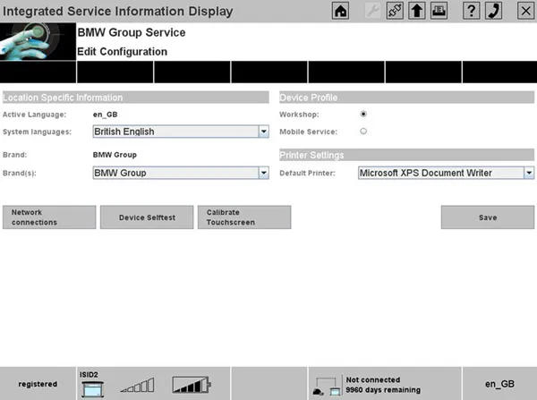  Para Panasonic CF-19 cf19 Toughbook laptop con V2019.9 ICOM A2 software HDD para BMW ICOM A2 B C he