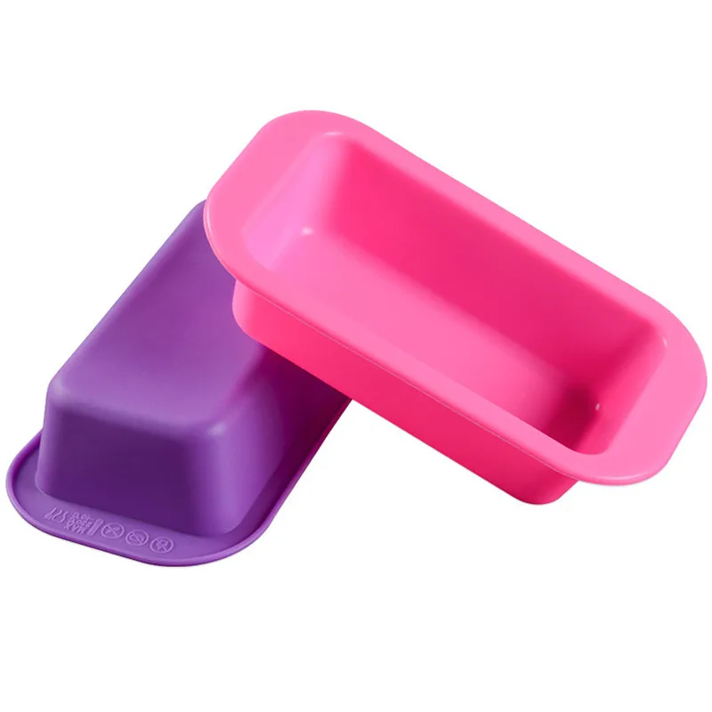 

1 Pc Small Silicone Rectangular Cake Mould Toast Cake Mould DIY Oven Kitchen Bakeware Baking Tools