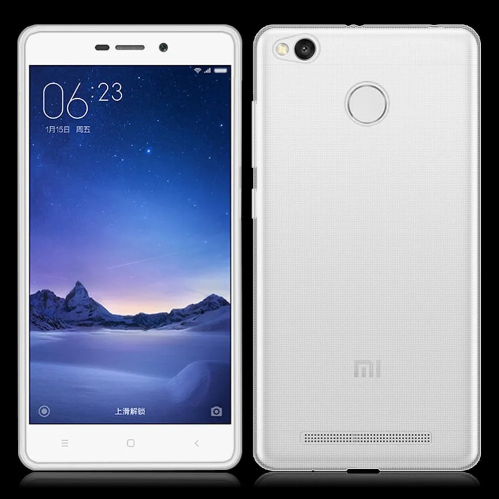 Sanheshun Soft Gel TPU Back Cover Skin Rear Phone Case
