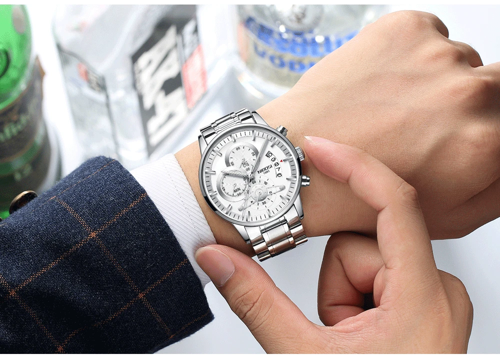 Luxury Watches Men High Quality Watches Men Luxury Brand Wristwatches Fashionable Erkek Kol Saati Metal Stainless steel Saat Man (27)