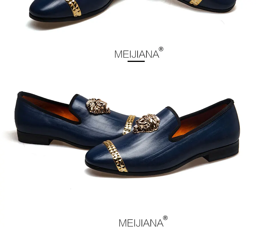 MEIJIANA/Мужская обувь; Роскошные брендовые мокасины; кожаные повседневные туфли-оксфорды для вождения; мужские лоферы; мокасины; итальянская обувь для мужчин