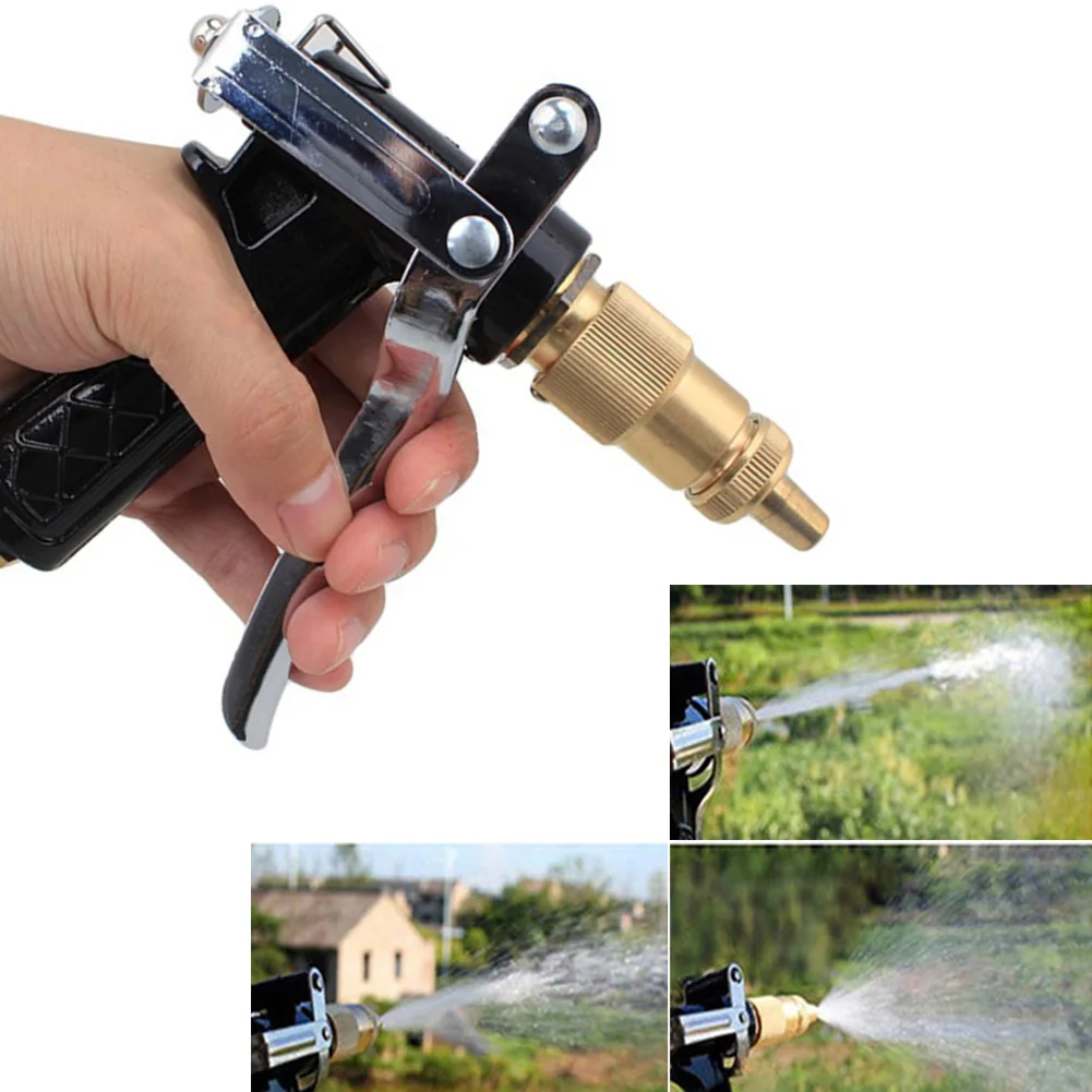 Верхний пластиковый медный Многофункциональный наконечник для водного крана домашнего водяного пистолета высокого давления Распылительная насадка для автомойки полива сада
