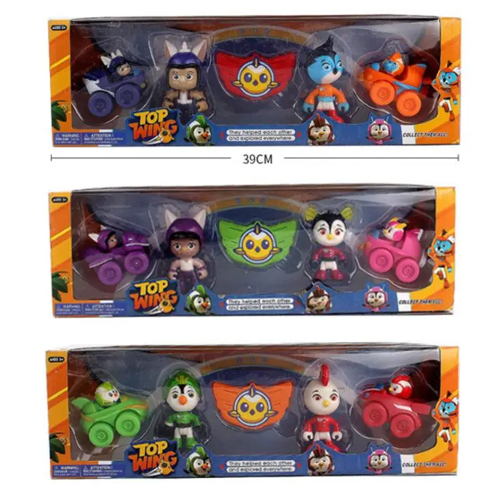

Top Wings Car Set Swift Rod Penny Brody 5-9cm Action Figures Toys Brinquedo Toy Collectible Model Toys #847