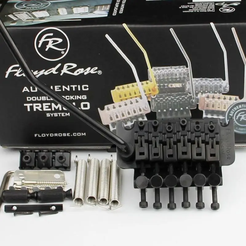 

TREMOLO DOUBLE SWING BRIDGE Floyd Rose Special Series Left hand BLACK NOIR WITH L2 NUT S2000