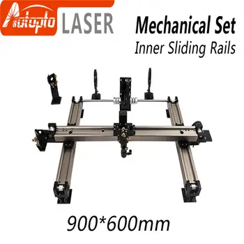 Mechanical Parts Set 900*600mm Inner Sliding Rails Kits Spare Parts for DIY 9060 CO2 Laser Engraving Cutting Machine 1 pair 2 pieces silver spare parts for numbering machine gto heidelberg printing machine