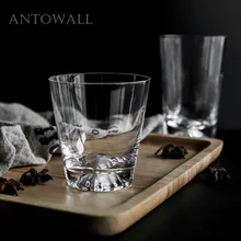ANTOWALL Япония Fuji горная прозрачная стеклянная чашка термостойкая Снежная горная пивная стеклянная чашка для виски сока Питьевая чашка