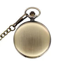 Классические кварцевые мужские карманные часы с серебряным покрытием, Размер 4,5 см, ожерелье, подарок, кварцевые часы CF1004