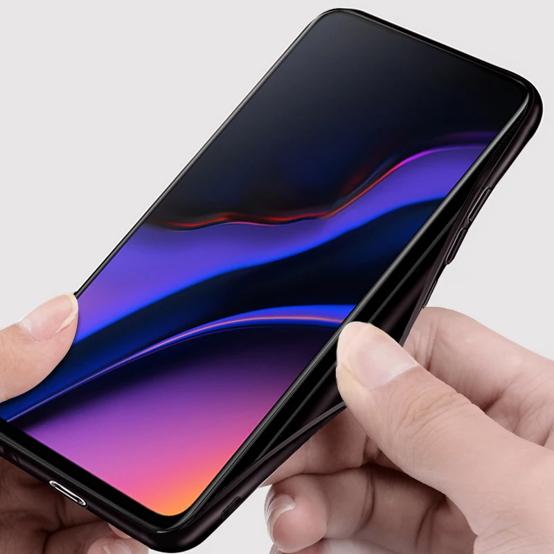 Чехол для oneplus 7 pro, чехол MOFI One Plus 7, задний тканевый чехол для 1+ 7, полный Чехол, мягкий силиконовый чехол, OP7, жесткий матовый чехол 6,5''