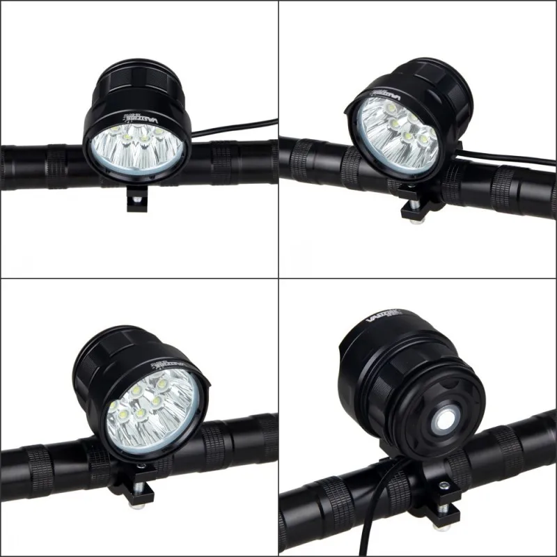 Flash Deal Super Bright Lamp 20000 Lumen 10x XM-L T6 LED Front Bike Headlight 3 Modes Bicycle Light  Bike Accessories 4
