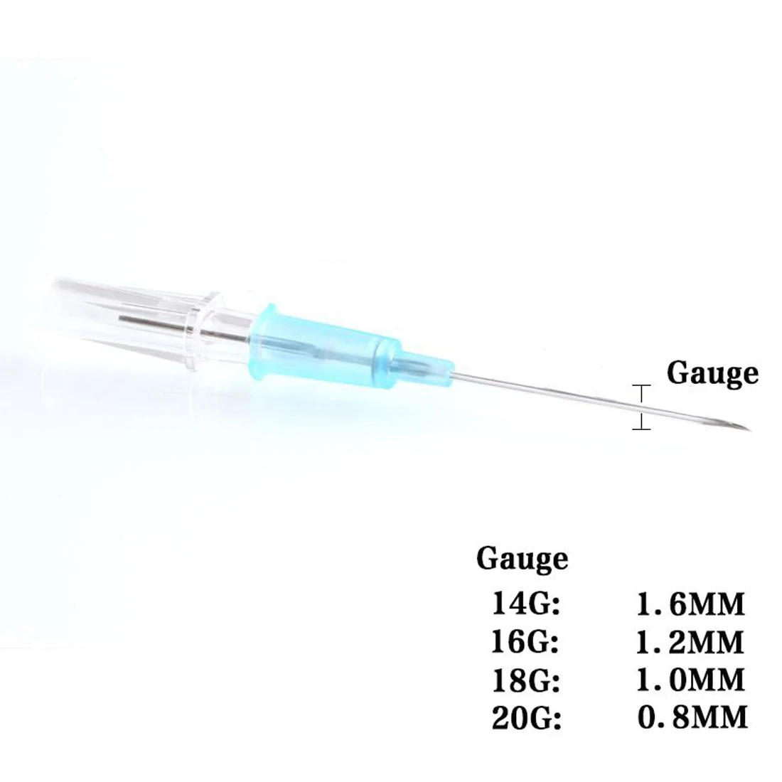 1 шт. Иглы для татуировки тела 14 г 16 г 18 г 20 г прочные ювелирные изделия для тела хирургическая сталь катетер пирсинг иглы поставка стерилизованный