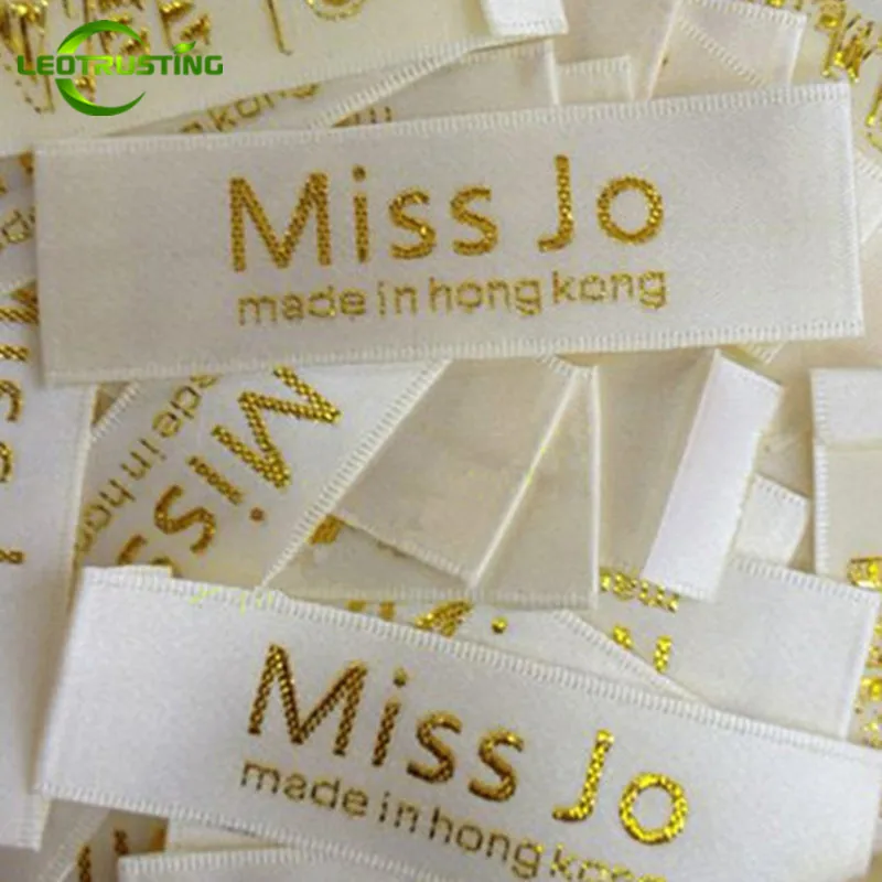 1000 шт. тканые этикетки для одежды с вышивкой|woven clothing labels|clothing brand labelsclothing labels |