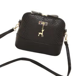 Женская сумка-мессенджер модная мини-сумка с оленем игрушка в виде ракушки сумка на плечо искусственная кожа модная высокое качество # ZS