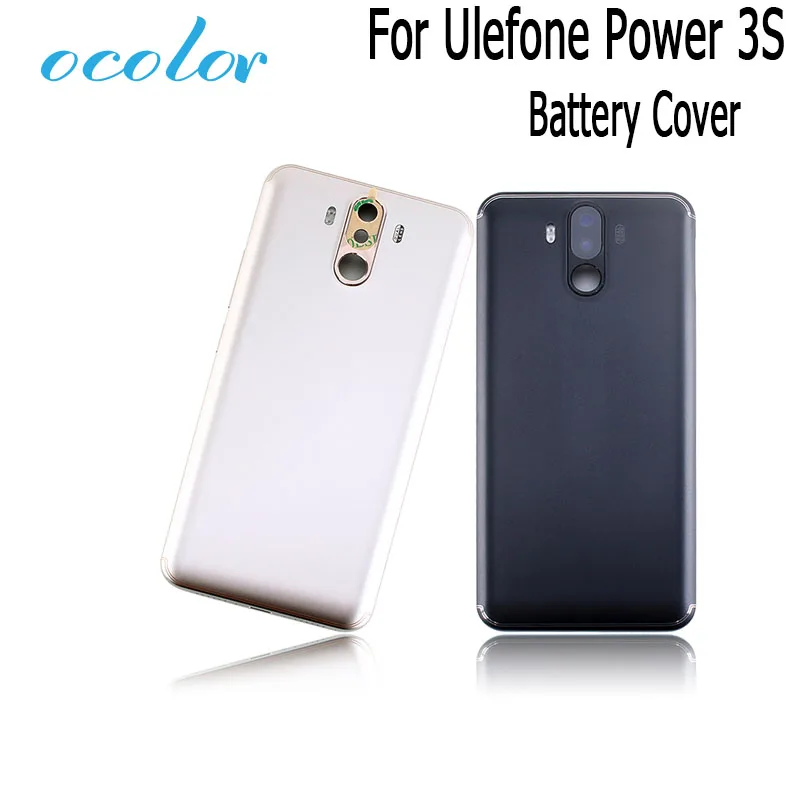 

ocolor For Ulefone Power 3S Battery Cover Bateria Back Cover Replacement 6.0 Inch For UlefonePower 3 Mobile Phone Accessories