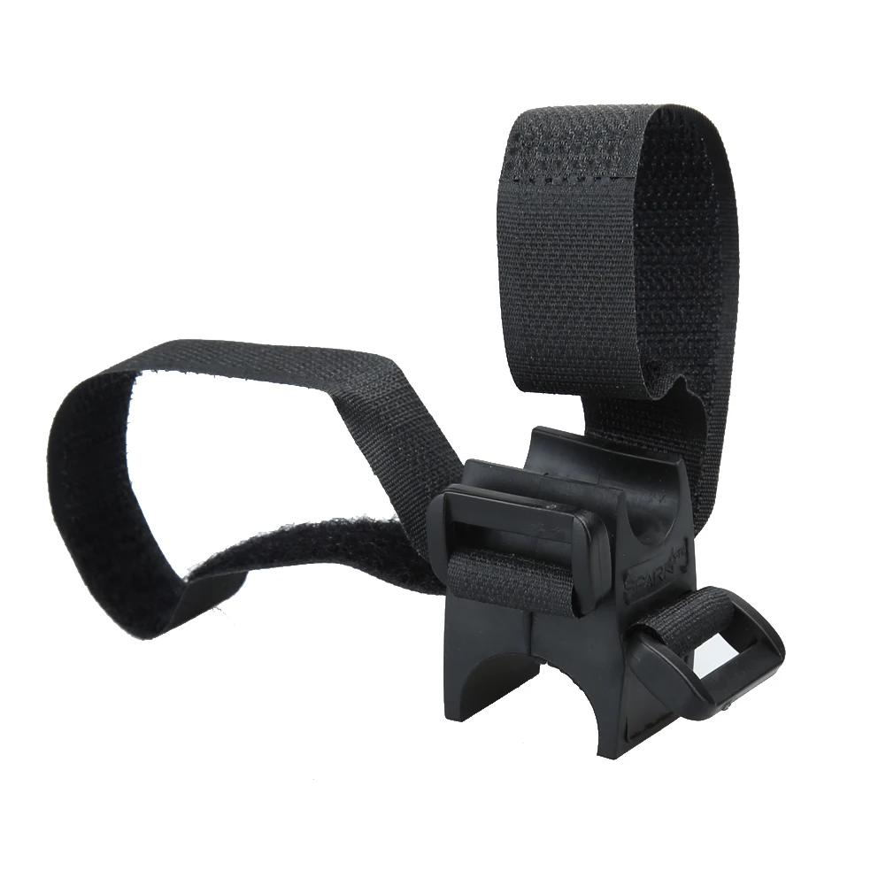 

1Pcs Portable Bike Flashlight LED Torch Mount Cycling Clip Clamp Bicycle Light Holder Universal Cycling Grip Mount Bracket Black
