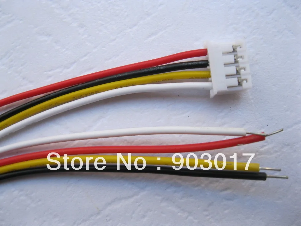 250 pcs PH 2.0mm 4 Pin Female Polarized Connector with 26AWG 7.9inch 200mm Leads | Обустройство дома