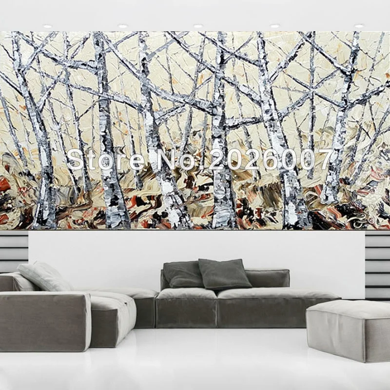 

Hand Painted Thick Palette Knife Oil Wall Decor Artwork Painting Landscape Oil Painting On Canvas Modern Home Decoration Fine